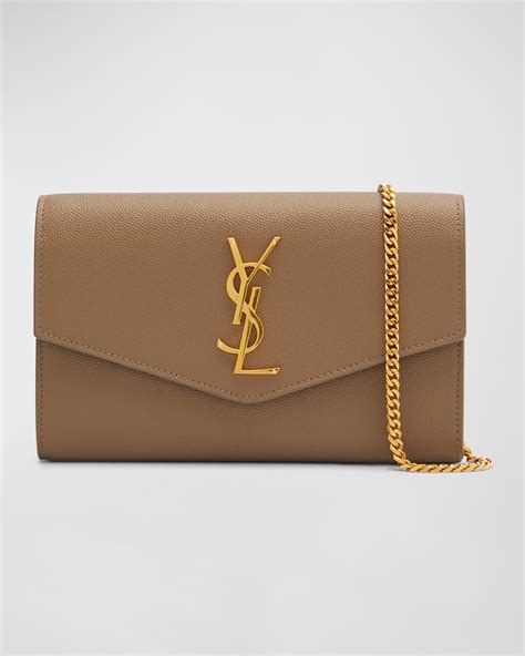 ysl monogram chain wallet powder|ysl monogram wallet price.